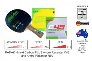 RADAK Hinoki Carbon with Rasanter R50 and R42